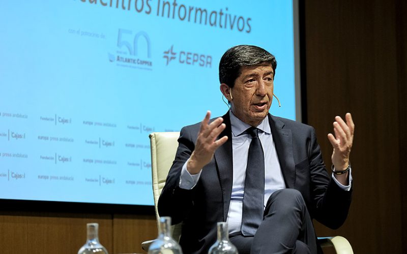 Marín destaca que el Gobierno andaluz "se volcará" en la recuperación económica en lo que resta de legislatura