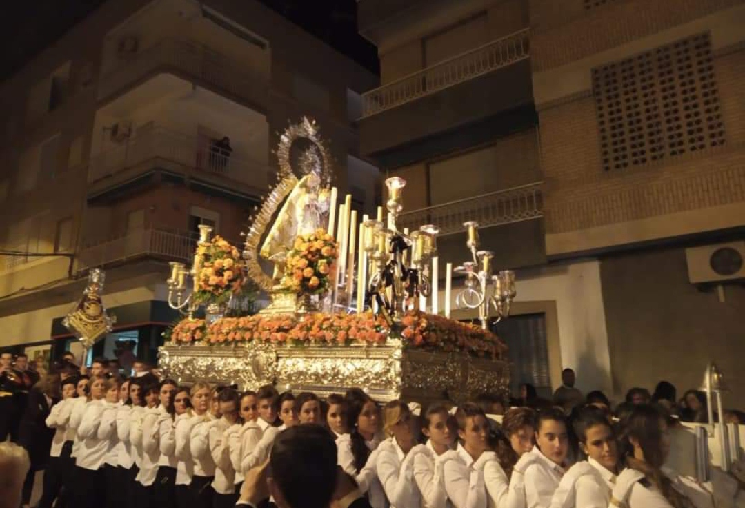 El próximo sábado la Virgen del Rosario y de la Aurora recorrerá las calles de Jódar